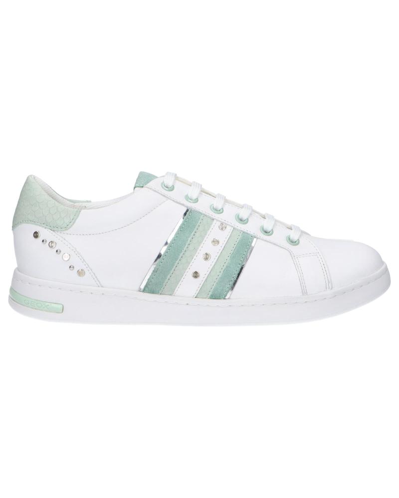 Zapatillas deporte de Mujer GEOX D151BA 08541 D JAYSEN C0478 WHITE-LT GREEN