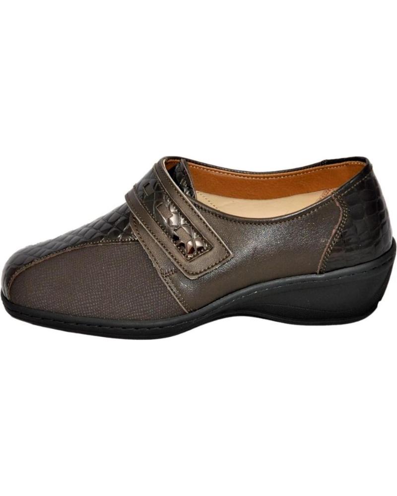 Sapatos de Mulher LUMEL - ZAPATO CON CIERRE DE VELCRO PALA ELASTICA PLANTI MORO
