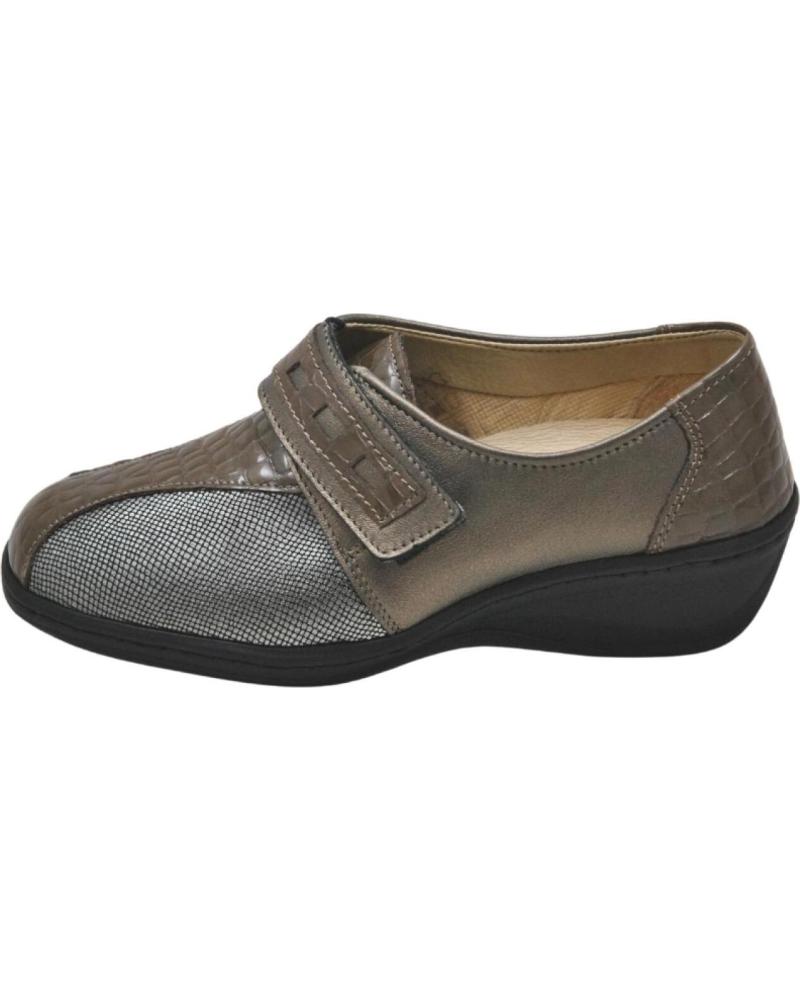 Sapatos de Mulher LUMEL - ZAPATO CON CIERRE DE VELCRO PALA ELASTICA PLANT BRONCE-TAUPE