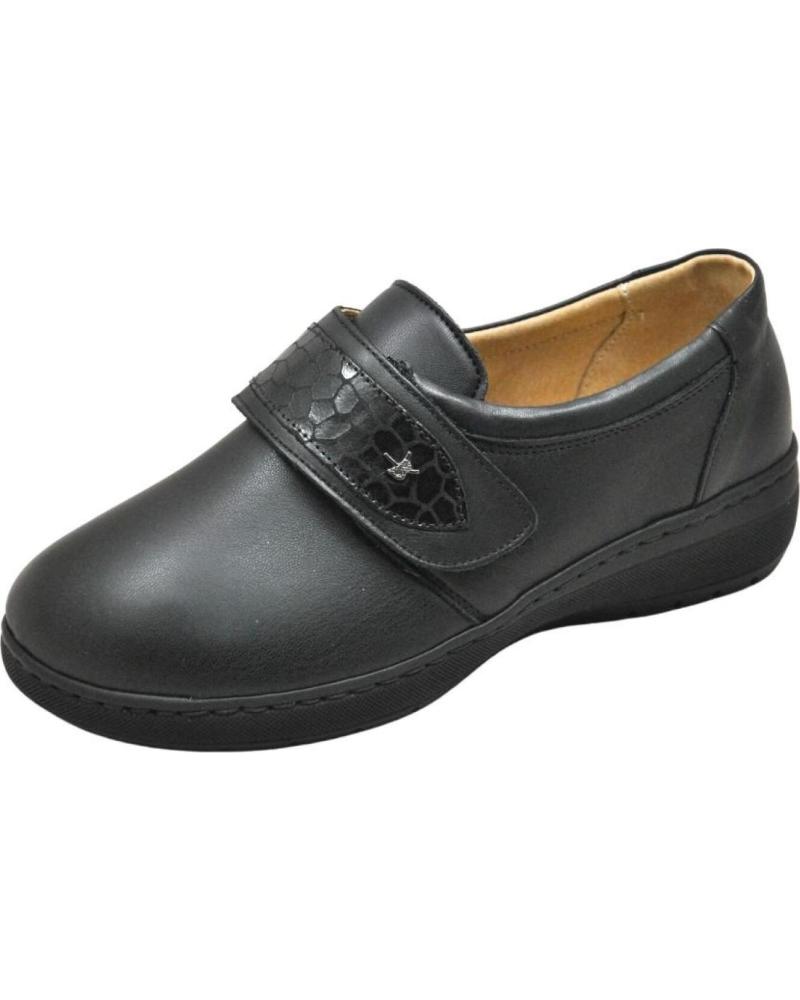 Sapatos de Mulher LUMEL - ZAPATO CIERRE VELCRO PALA ELASTICA PLANTILLA EXTR NEGRO
