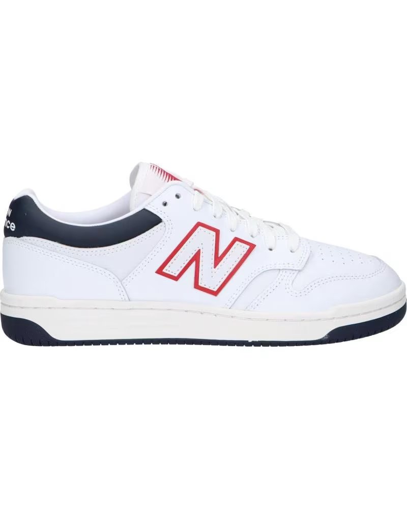 Deportivas de Hombre y Niã±o New Balance BB480LWG White – imagen 2