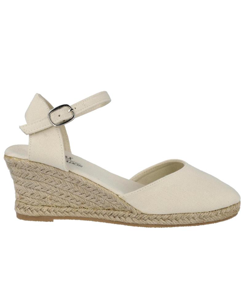 Sandalias de Mujer L&R SHOES LR SHOES 088-7 ALPARGATAS YUTE MUJER BEIG