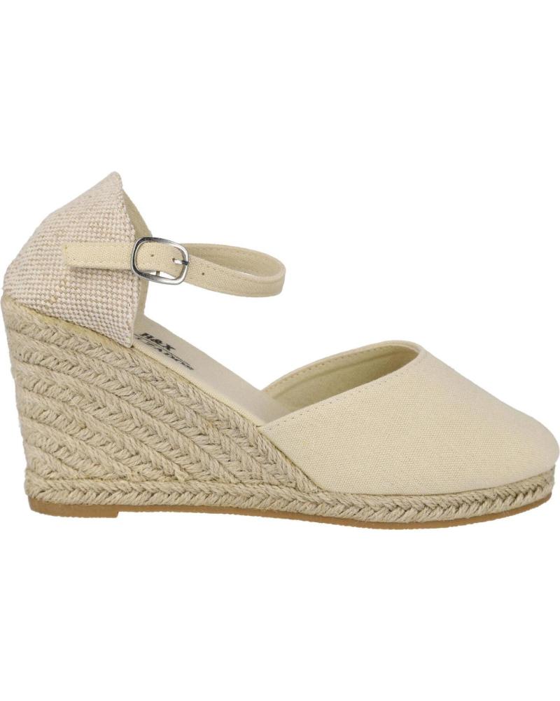 Sandalias de Mujer BUBBLE BOBBLE Q-9 ALPARGATAS ESPARTO MUJER BEIG