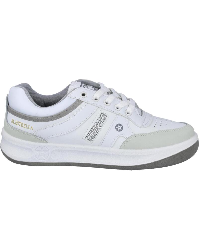 Zapatillas deporte de Hombre PAREDES DP100 ESTRELLA ZAPATILLAS DEPOR BLANCO