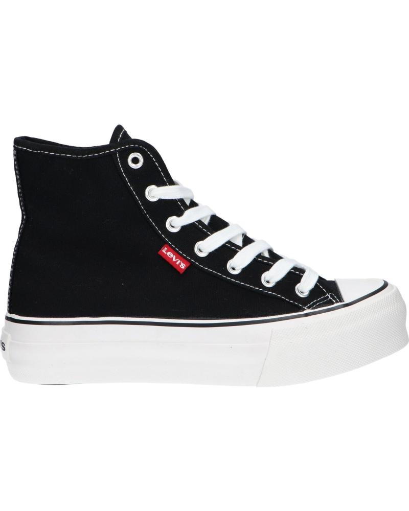 Deportivas de Mujer y Niña y Niño LEVIS VBAL0034T HIGH BALL MID 0003 BLACK