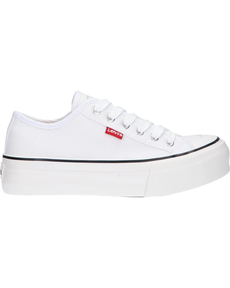 Zapatillas deporte de Mujer y Niña y Niño LEVIS VBAL0031T HIGH BALL 0061 WHITE