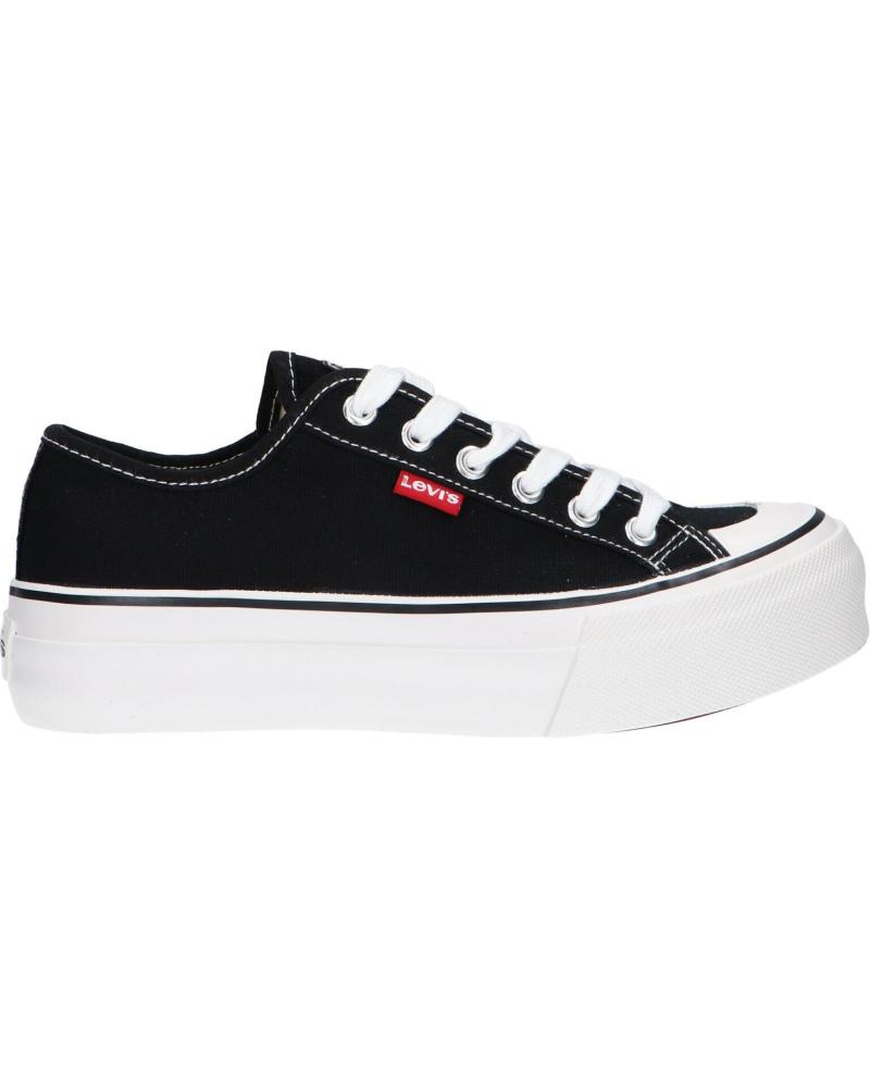 Zapatillas deporte de Mujer y Niña y Niño LEVIS VBAL0031T HIGH BALL 0003 BLACK