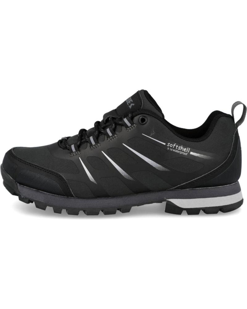 Zapatillas deporte de Hombre PAREDES LT18170 MATEO ZAPATILLAS TREKKI NEGRO