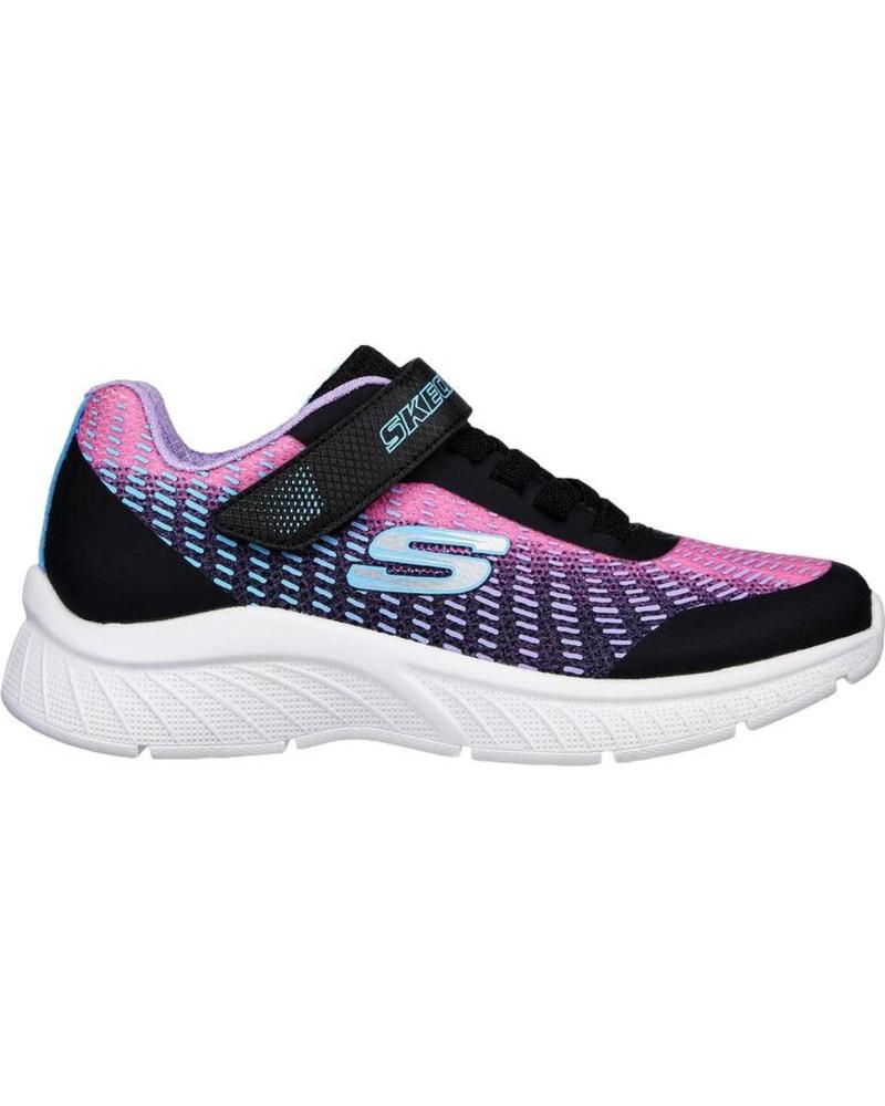 Deportivas de Niña SKECHERS ZAPATILLAS NIA MICROSPEC PLUS 303532L NEGRO