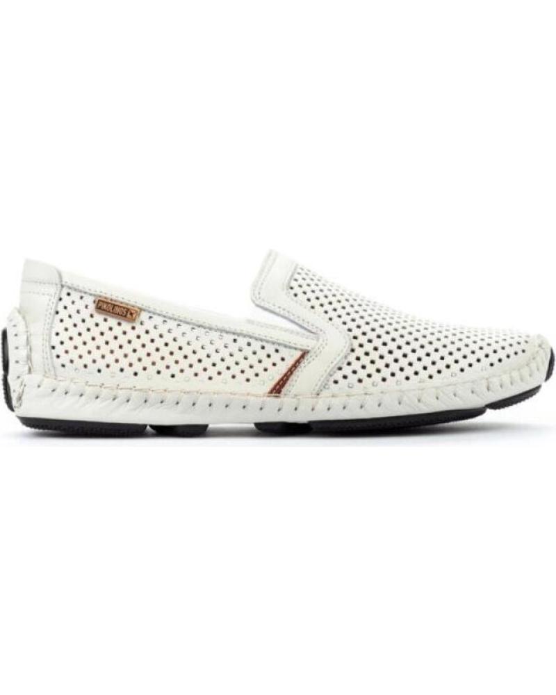 MOCASINES PIKOLINOS JEREZ PERFORADOS BLANCOS ESPUMA