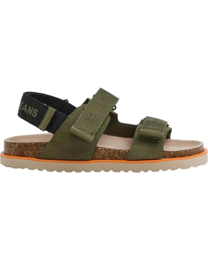 Sandalias de Niña y Niño Pepe Jeans PBS90058 Berlin Boy Kaki