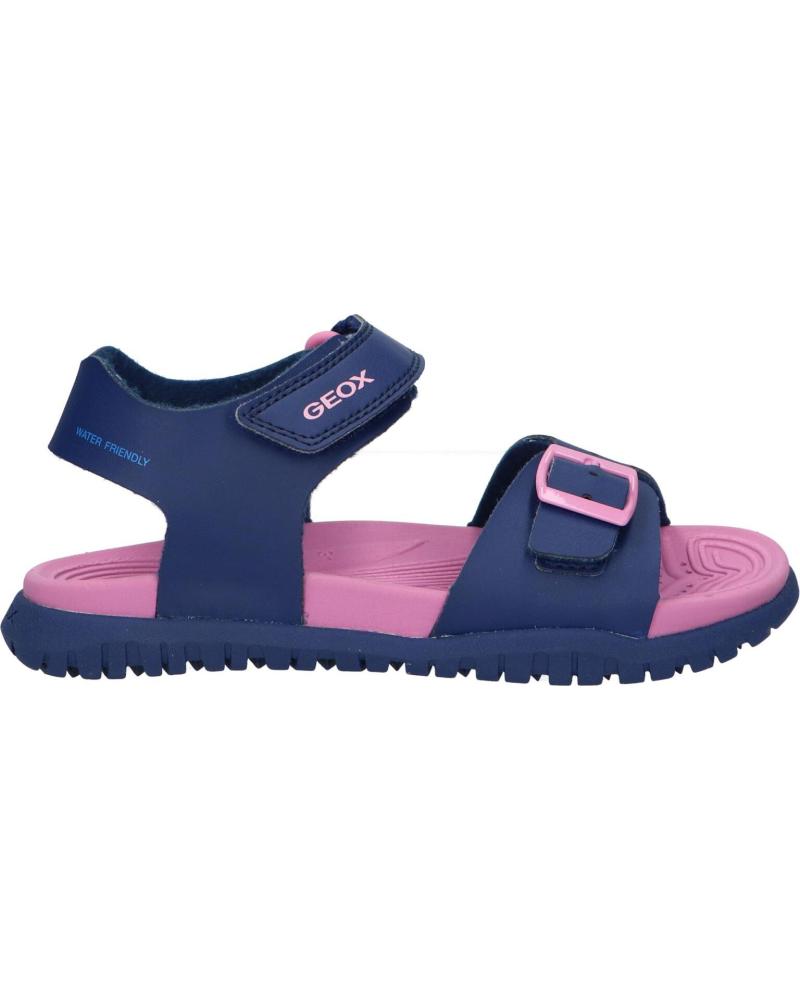 Sandalias de Niña GEOX J35HQA 000BC J SANDAL FUSBETTO C0965 NAVY-DK PINK