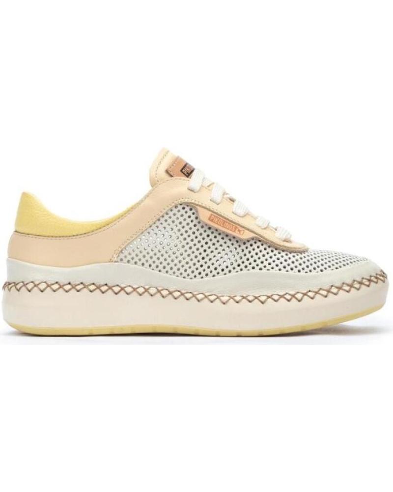 Zapatillas deporte de Mujer PIKOLINOS ZAPATILLAS PIEL CASUAL NATA