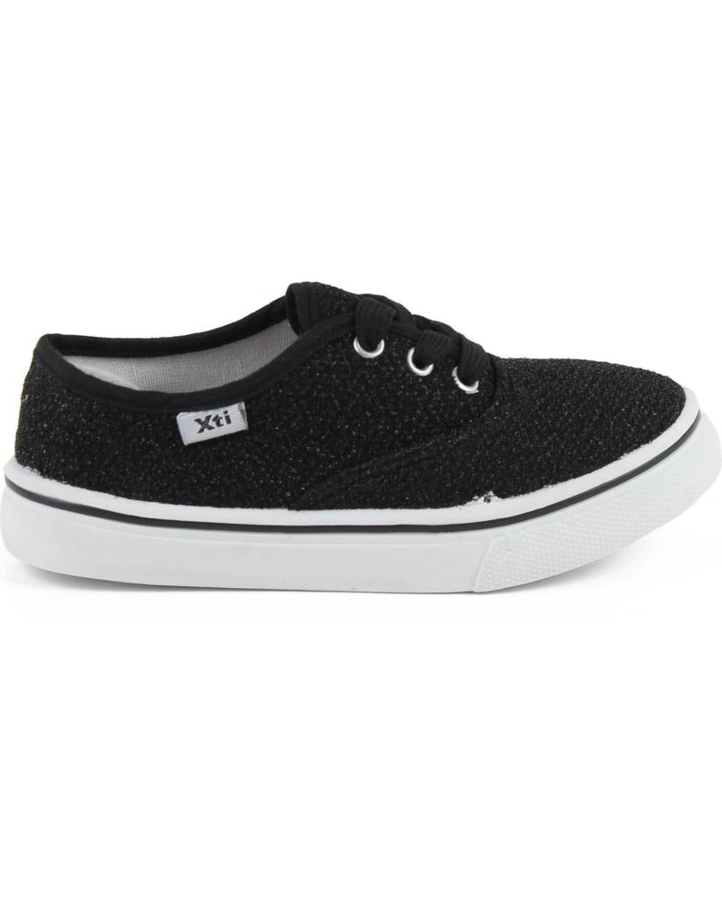 Deportivas de Niña XTI 53112 GLITTER NEGRO