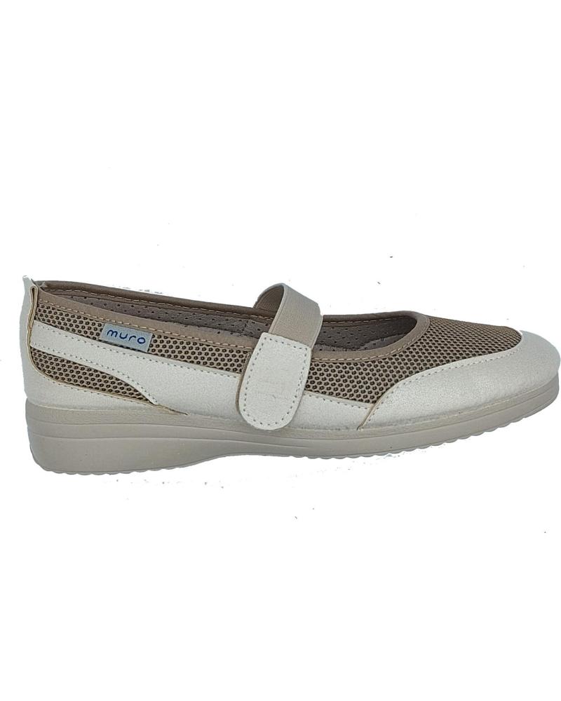 Bailarinas de Mujer GARRIDO MURO MERCEDITAS LONA MUJER BEIGE