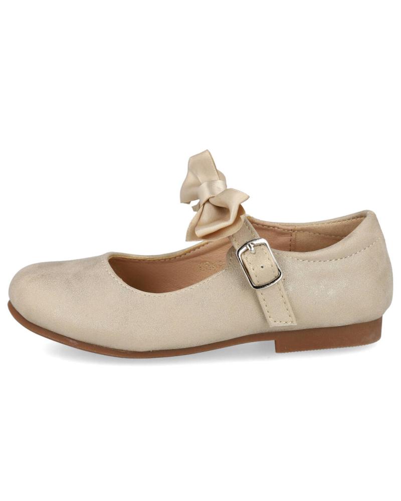 Zapatos de Niña BUBBLE BOBBLE MERCEDITAS CON LAZO C589 ORO