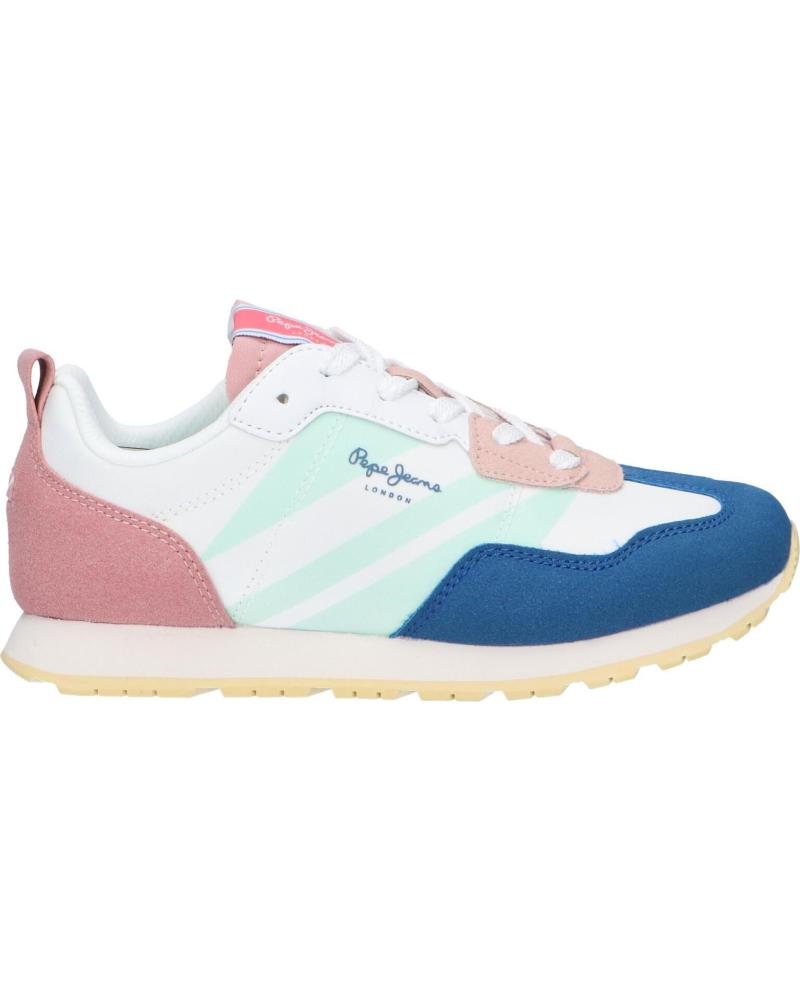 Zapatillas deporte de Mujer y Niña y Niño PEPE JEANS PGS30578 FOSTER PRINT G 551BLUE