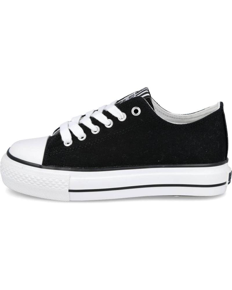 CONGUITOS NV552715 ZAPATILLAS DE LONA BAJAS NEGRAS NEGRO