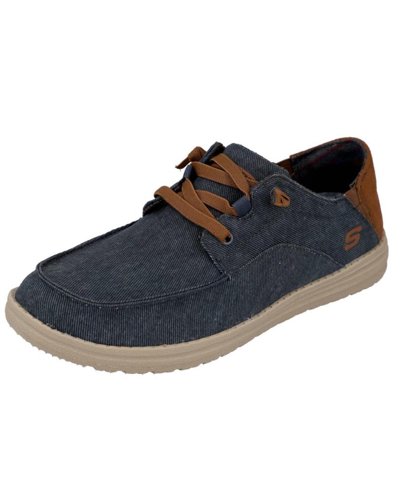 Zapatos de Hombre SKECHERS 210116 MOCASINES DE HOMBRE REL AZUL