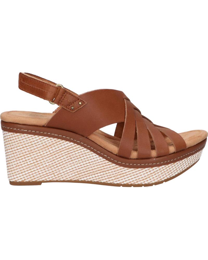 Sandalias de Mujer CLARKS 26171533 ELLERI GRACE TAN LEATHER