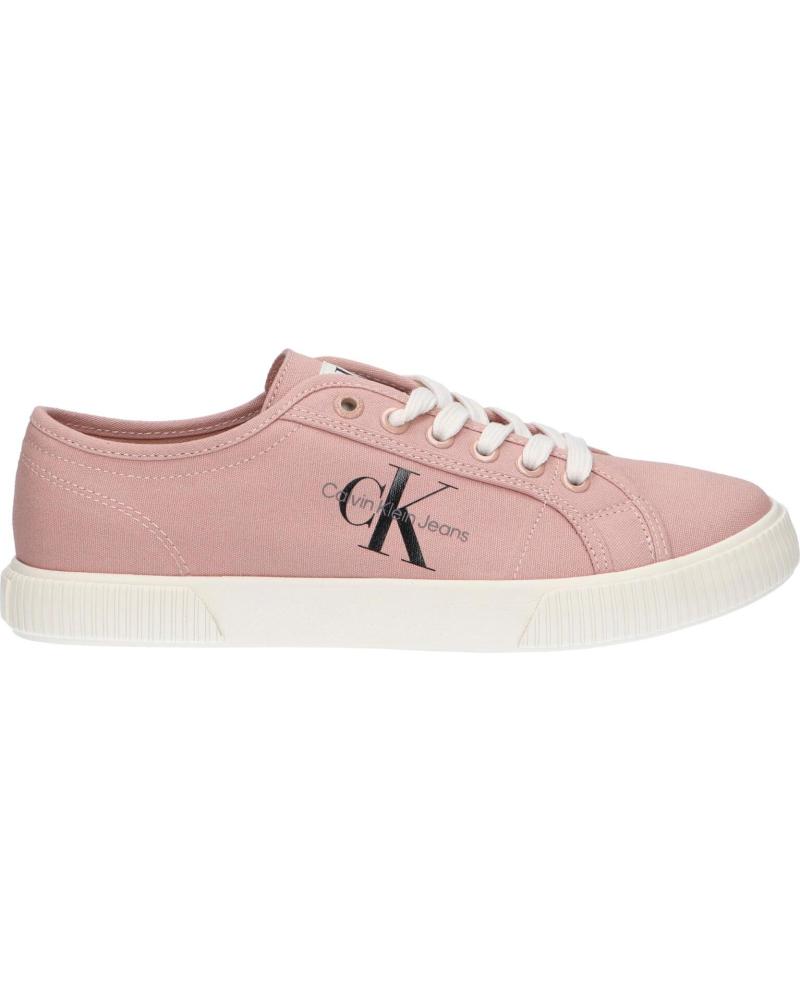Zapatillas deporte de Mujer CALVIN KLEIN YW0YW00482 ESS VULC MONO 0J1 CAFE CREME