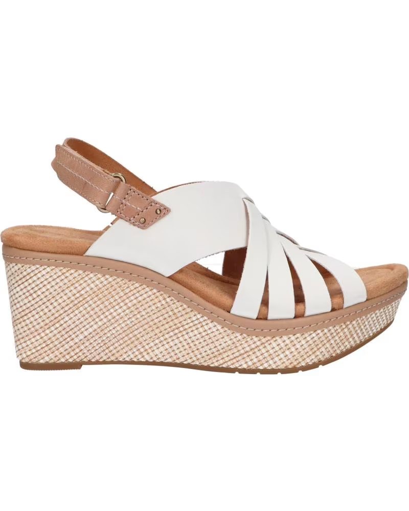 Clarks 26171534 Elleri Grace White Leather