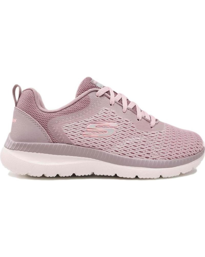 Deportivas de Mujer y Niña SKECHERS BOUNTIFUL QUICK PATH VIOLETA