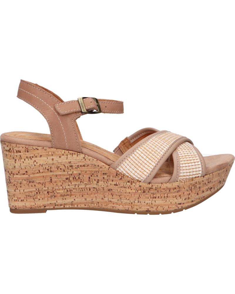 Sandalias de Mujer CLARKS 26171442 ELLERI PLUM PRALINE LEATHER