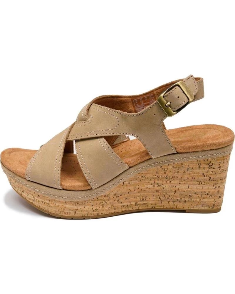 Clarks 26171443 Elleri Rae Nougat Cuero
