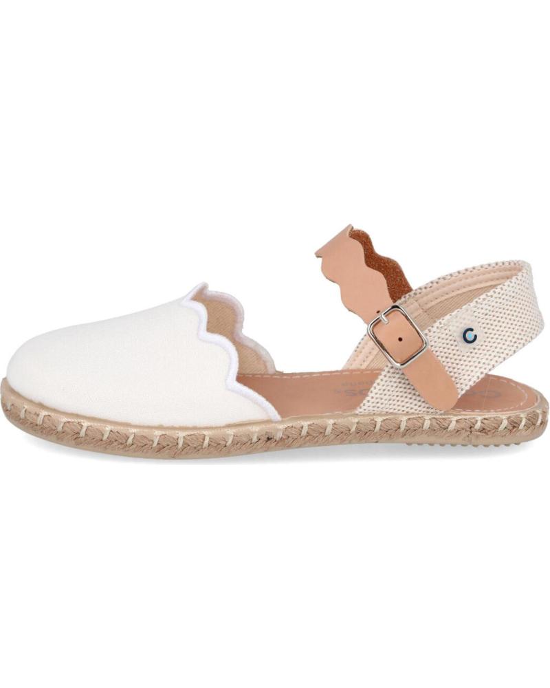 Sandalias de Niña CONGUITOS NV121512 ALPARGATAS ESPARTO N BLANCO