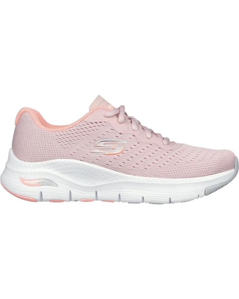 Zapatillas deporte de Mujer SKECHERS ARCH FIT INFINITY COOL ROSA GRIS
