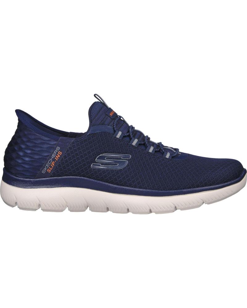 ZAPATILLAS SKECHERS SUMMITS HIGH RANGE SLIP-ON AZUL