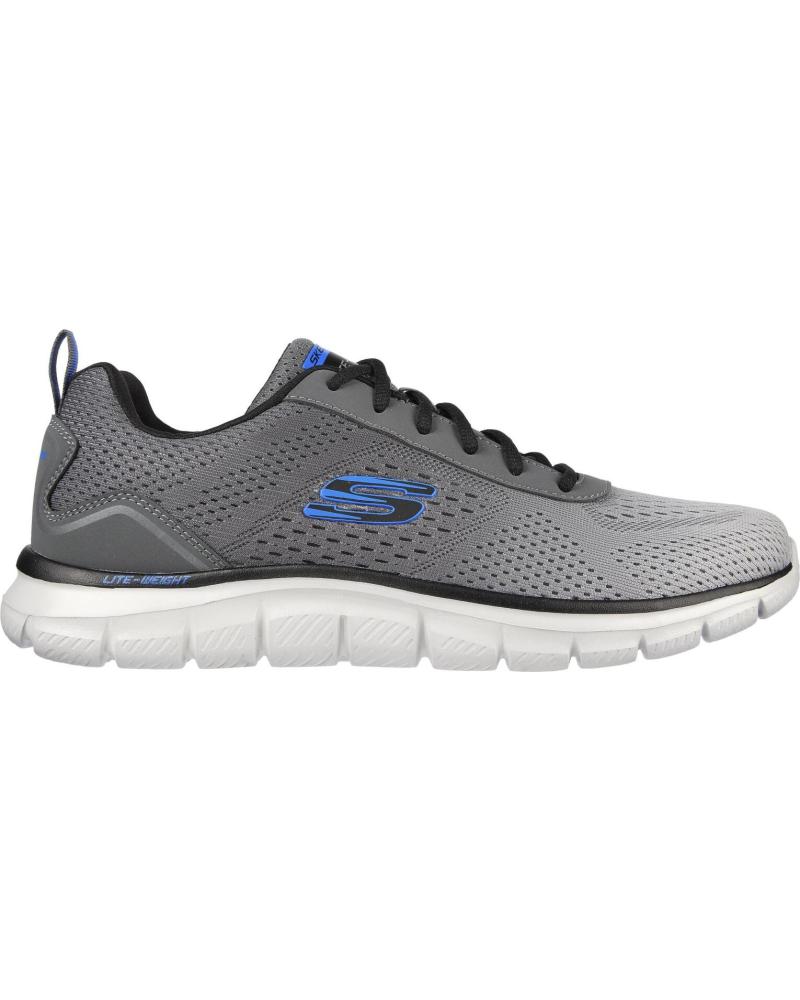 ZAPATILLAS SKECHERS TRACK-RIPKENT GRIS CHARCOAL HOMBRE GRIS