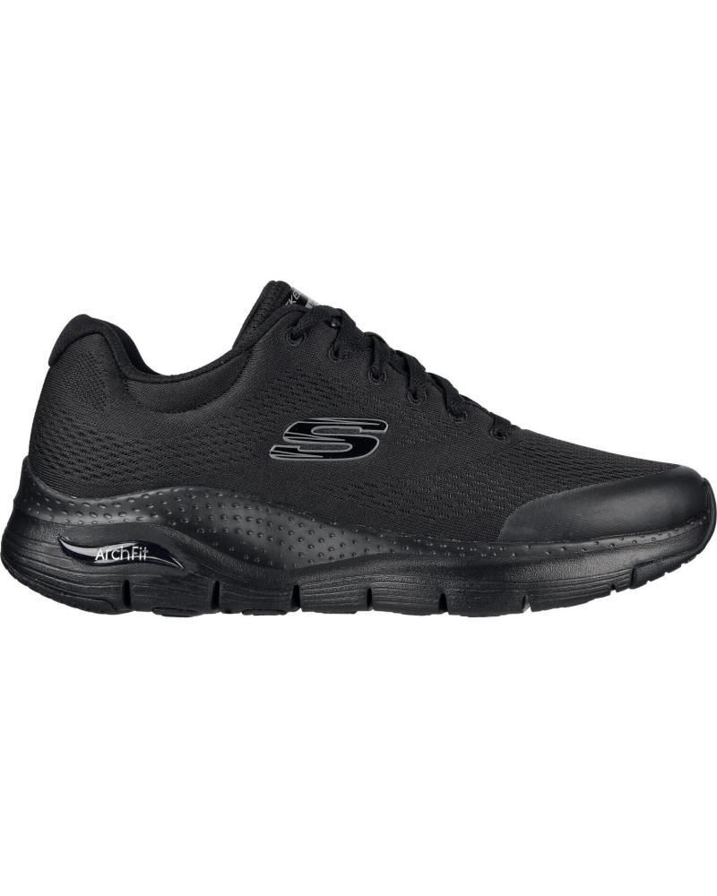 ZAPATILLAS SKECHERS ARCH FIT HOMBRE NEGRO 12615 NEGRO