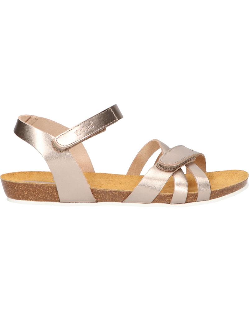 Sandalias de Niña KICKERS 694971-30 BOGART 19 BRONZE METAL