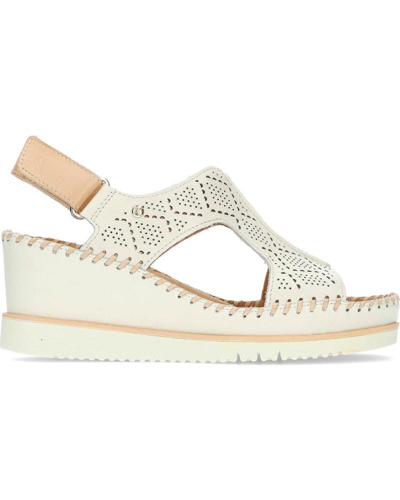 SANDALIA PIKOLINOS AGUADULCE CON CIERRE ADHERENTE NATA