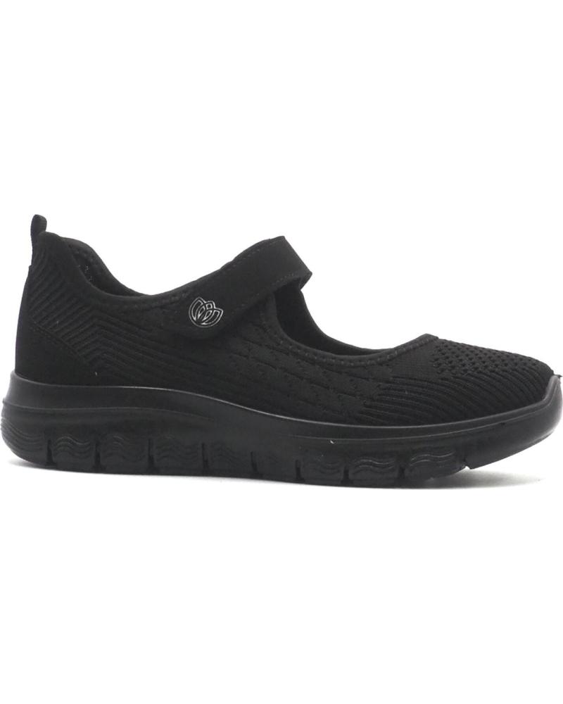 Sabrinas de Mulher LAURA AZAÑA ZAPATILLA LAURA AZANA LA24507TE NEGRO M LINUX NEGRO