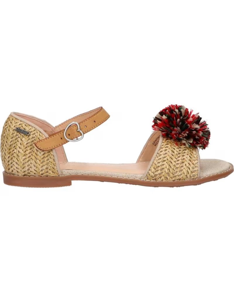 Sandalias de Mujer y Niña Pepe Jeans PGS90122 Elsa 816 Natural