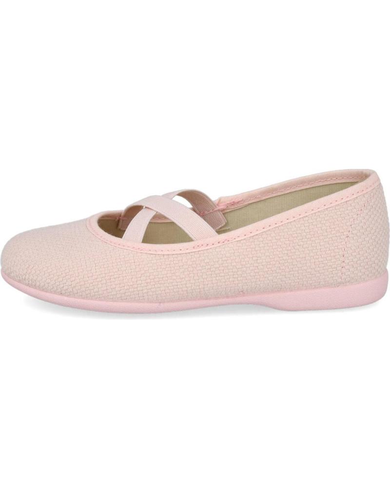 Zapatos de Niña BATILAS 128-237 BAILARINAS NINA ROSA