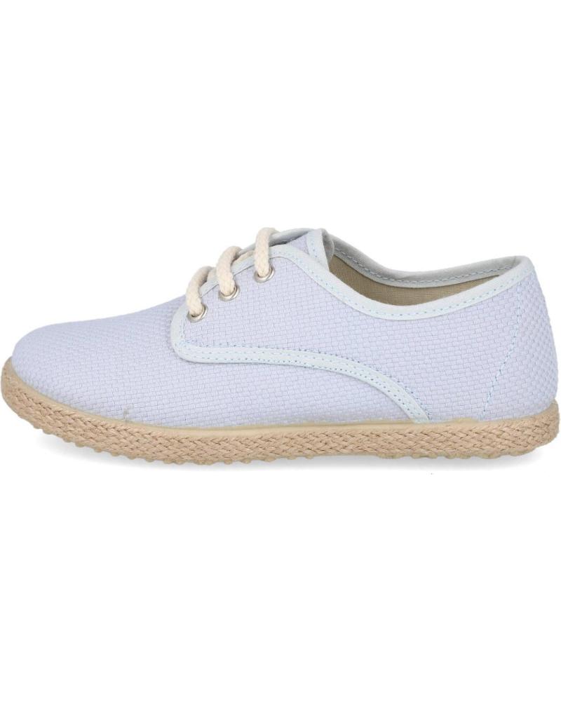 ZAPATILLAS LONA BATILAS 403-237 AZUL CIELO CON SUELA DE YUTE CIELO