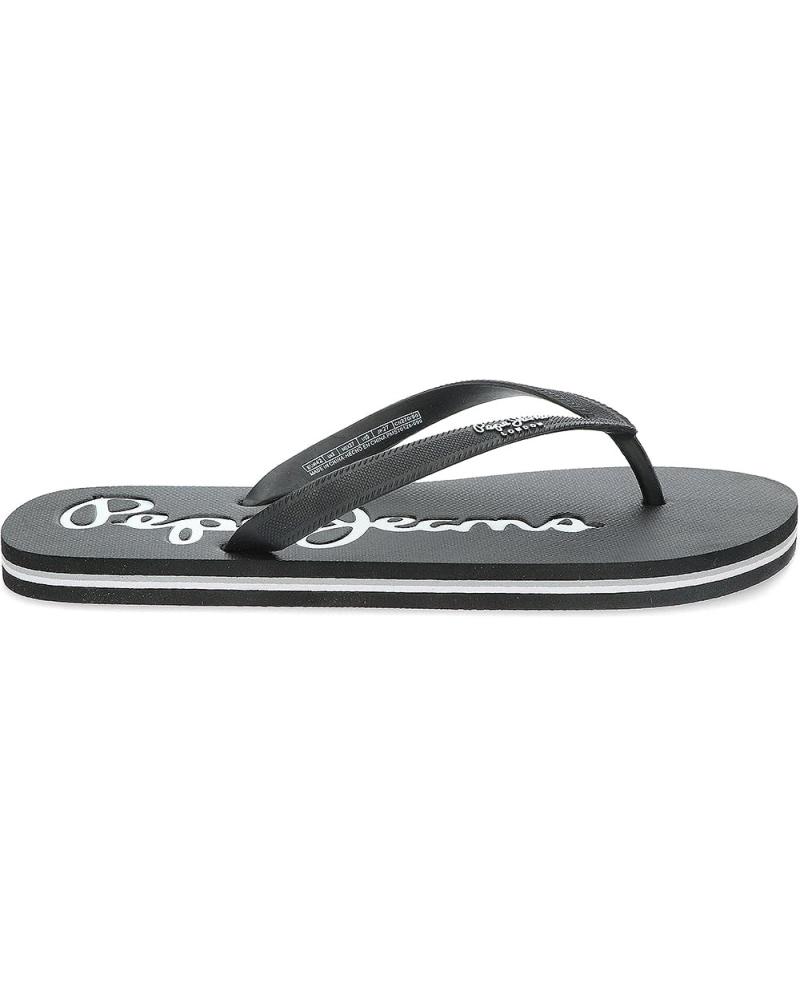 CHANCLAS PEPE JEANS BAY BEACH PMS70128 NEGRAS HOMBRE BLACK