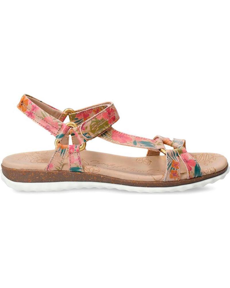 Sandalias de Mujer PANAMA JACK CARIBEL TROPICAL B1 NAPA CUERDA- ROPE FLORALROPEB1