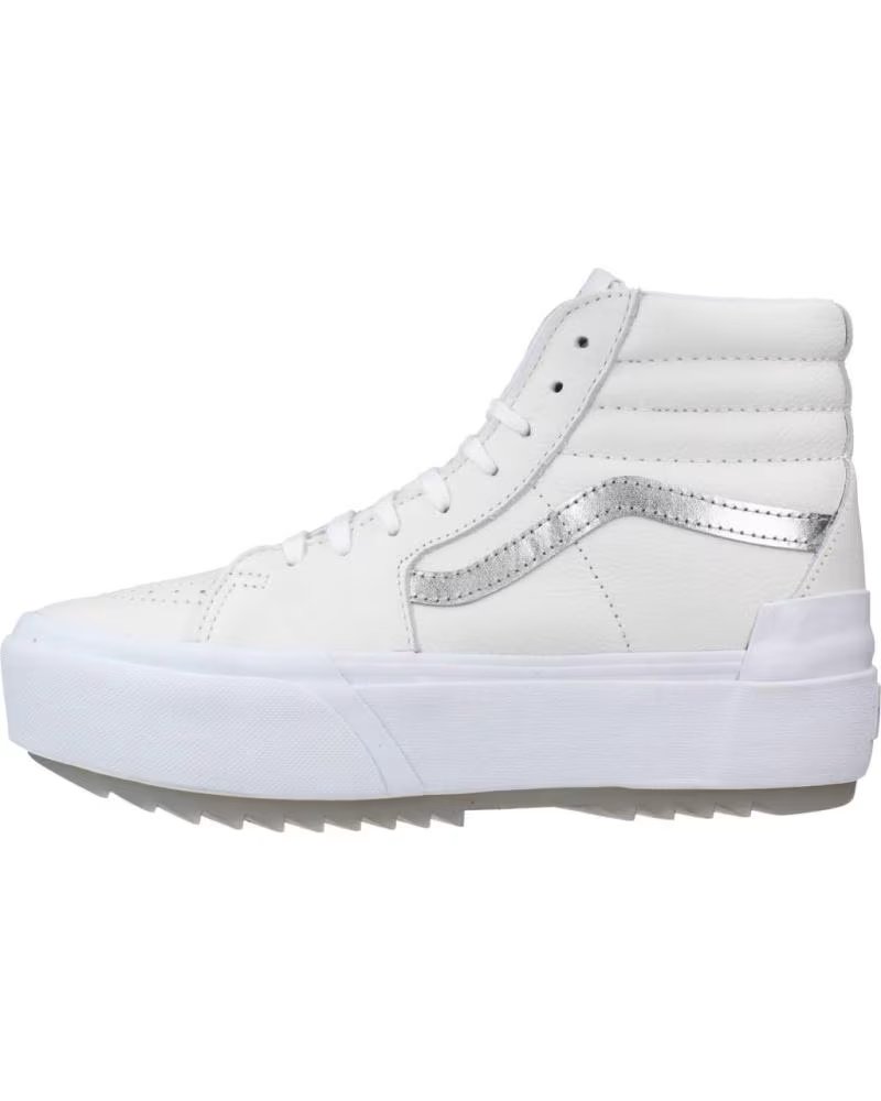 Deportivas de Mujer y Hombre y Niña y Niño Vans Off The Wall Zapatillas Ua SK8-HI Stacked Unisex Blanco