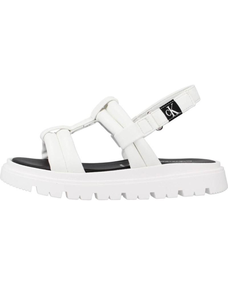 Sandalias de Niña CALVIN KLEIN V4A280514 BLANCO