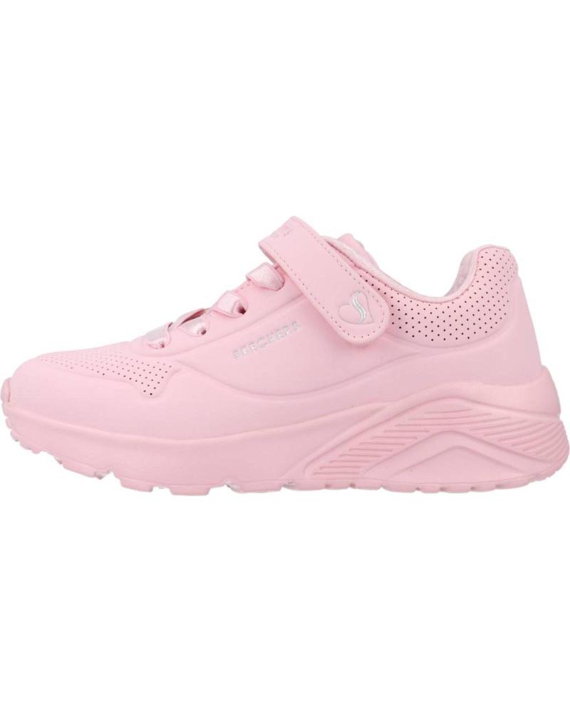 Deportivas de Niña SKECHERS UNO LITE ROSA