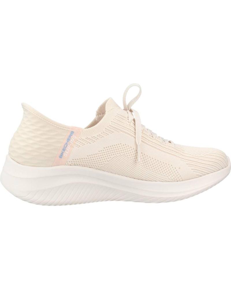 Deportivas de Mujer SKECHERS 149710-NAT NATURAL KNIT-PERIWINKLE TRIM BEIS