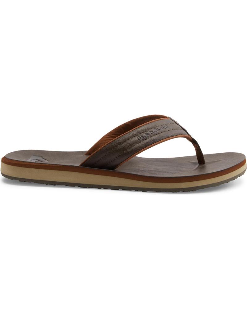 Chanclas de Hombre QUIKSILVER CHANCLAS CARVER NUBUCK MARRóN
