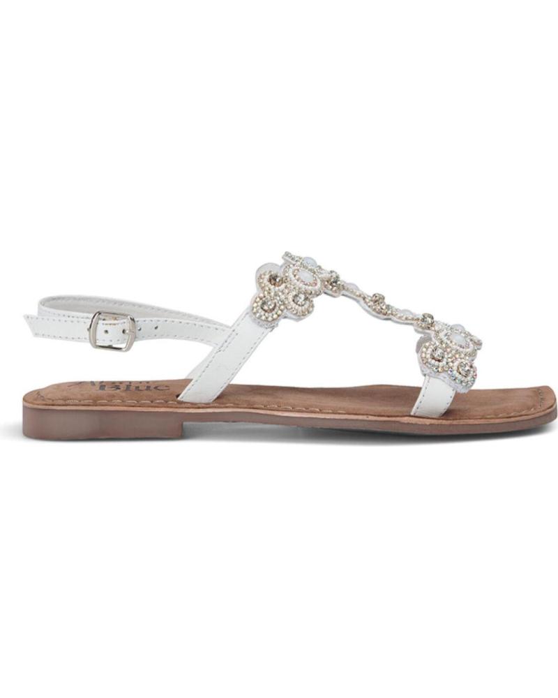 Sandalias de Mujer ALMA BLUE SANDALIA ADORNOS INDI WHITE