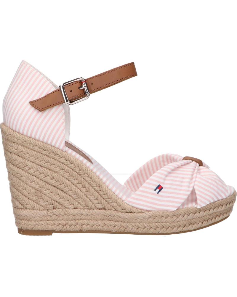 Sandalias de Mujer TOMMY HILFIGER FW0FW07160 SEERSUCKER HIGH WEDGE 0J8 SEERSUCKER-SOOTHING