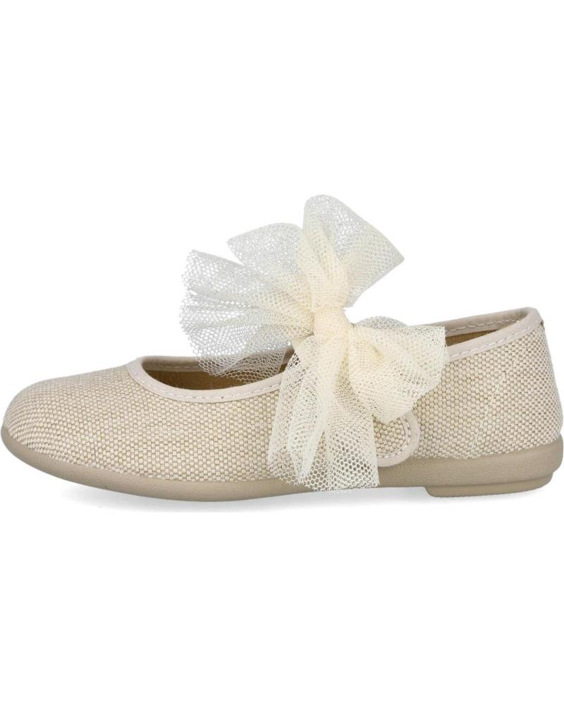 Zapatos de Niña VUL-LADI 1414-720 BAILARINAS NINA CRUDO